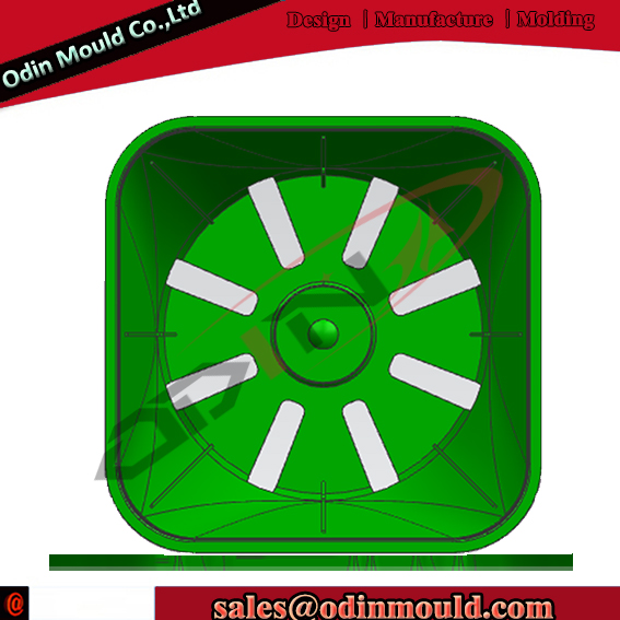 薄璧花盆注塑模具